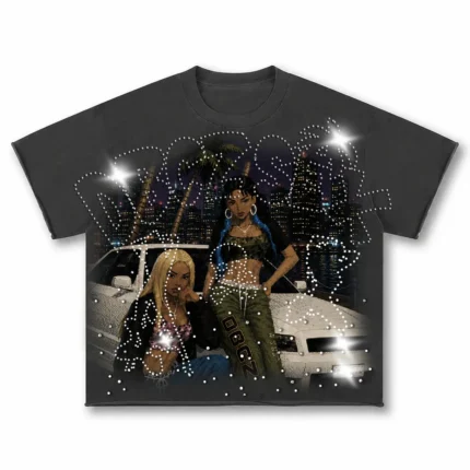 90s Aesthetic Street Girl Tee