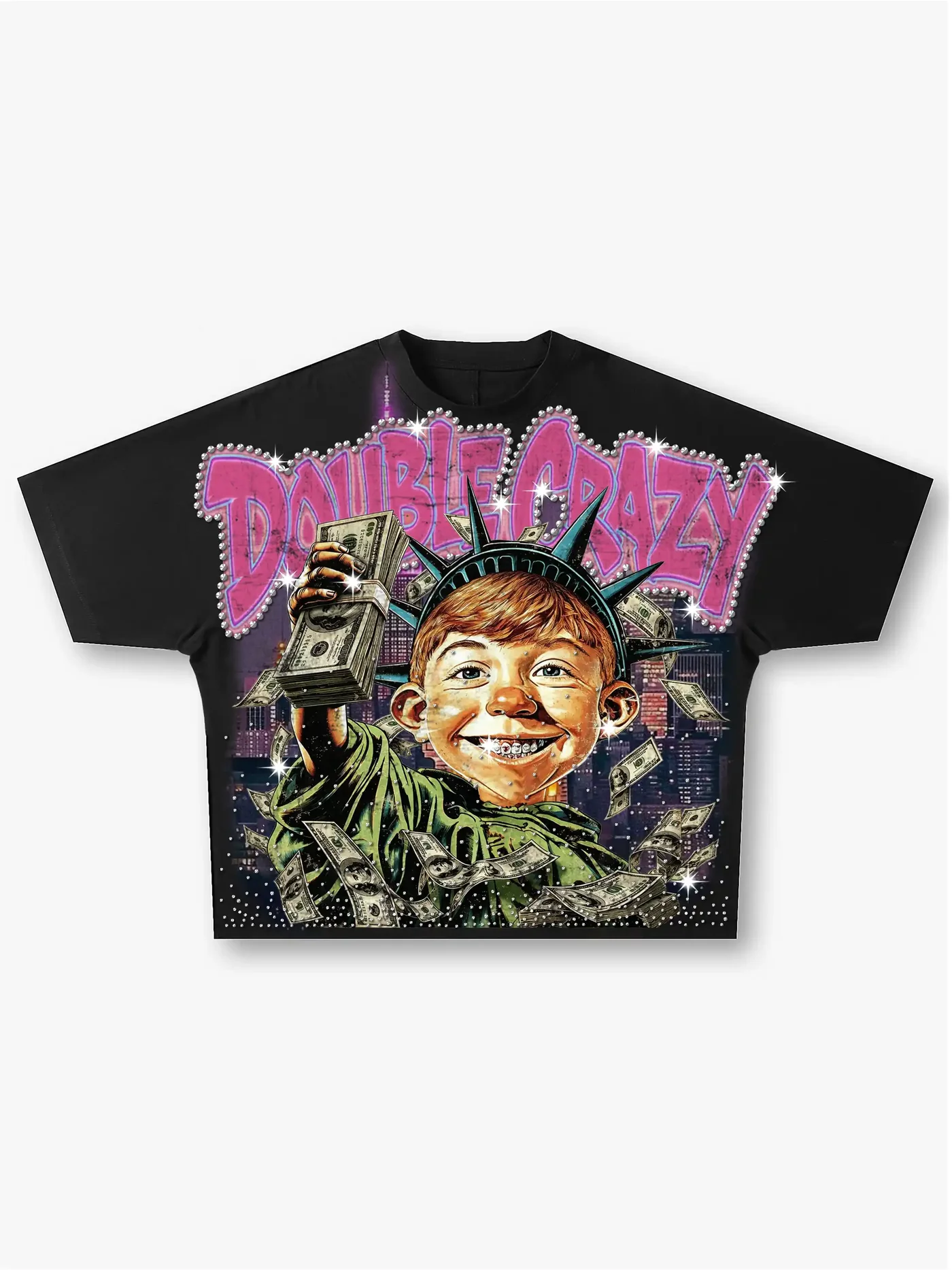 Bling Funny Hustle Boxy Bling Funny Hustle Boxy