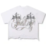 Rhinestone Logo Graphic T shirt