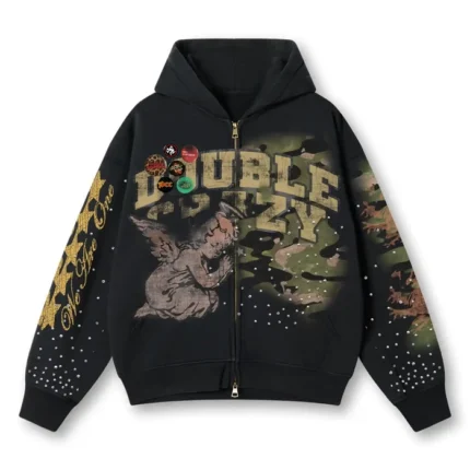 Royal Angel Zip Hoodie